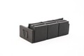 Canapea extensibila cu 3 locuri, Balcab Home, 825BLC4325, Cadru: 100% LEMN DE BRAD, Antracit