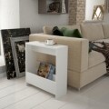 Masuta pentru living, Homitis, Simpi - White, 20x55x60 cm