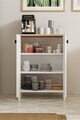 Dulap multifunctional, Hanah Home, Dorta, 58x82x36 cm, Stejar Sonomo / Alb
