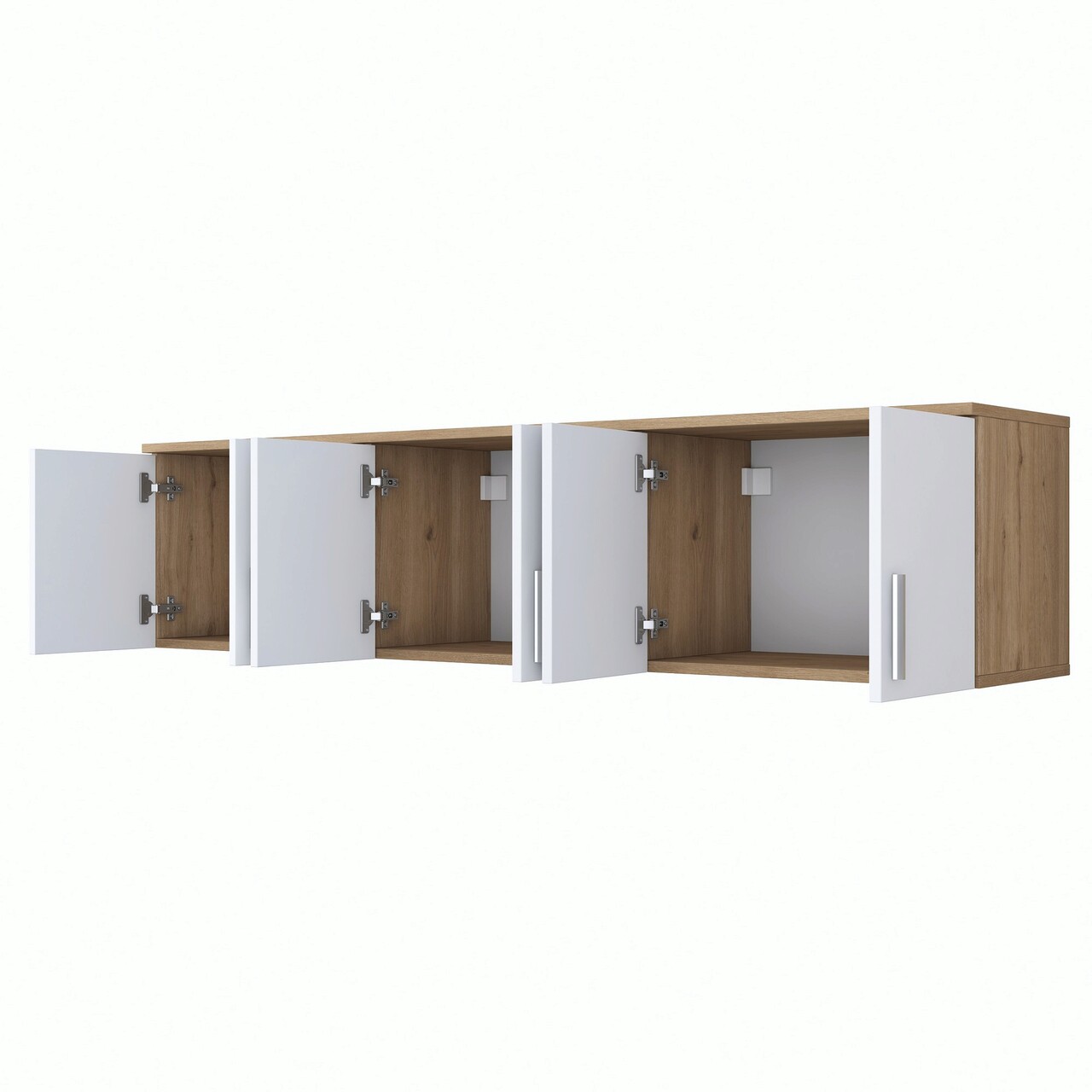 Raft de perete, Rani, EA114, 180x41.4x37.5 cm, PAL, Nuc/Alb