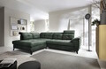 Coltar extensibil stanga 5 locuri ELTAP, LT-35RAQ, Inferne, 297x210x107 cm, lemn/poliester, verde inchis