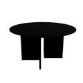 Masuta de cafea, Rotexa, Leo 42, 80x42x80 cm, MDF , Negru