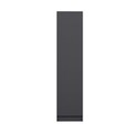 Dulap pentru haine, Minerva, Kale 210, 45x210x52 cm, PAL, Antracit