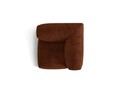 Modul pentru canapea, 1 loc, Martina-212, Micadoni Home, 100x100x75 cm, velur, caramiziu