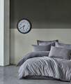 Lenjerie de pat dubla, Mirella - Grey, Şaheser, Bumbac