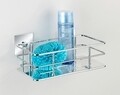 Polita pentru baie, Wenko, Turbo-Loc®, 24 x 10 x 14.5 cm, inox/plastic