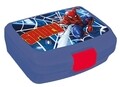 Cutie sandwich Spiderman, Marvel, 17x12.2x6.5 cm, plastic, albastru