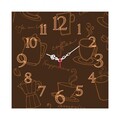 Ceas de perete, Msk-18, MDF, Dimensiune: 40 x 40 cm, Multicolor