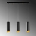 Lustra Sivani MR - 977, Opviq, 60 x 8 x 114 cm, 3 x E27, 40W, negru/galben