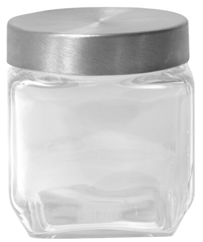 Borcan cu capac anabel, domotti, 14.5 cm, sticla