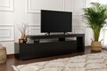 Comoda TV, Inarch, Beliz, Negru din lemn