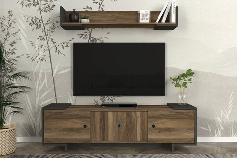Comoda tv, tera home, tetra, pal, antracit / nuc
