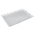 Scurgator de vase + tava scurgere, Colonia Plus, Metaltex, 30 x 48 cm, metal/invelit in polytherm, argintiu/alb
