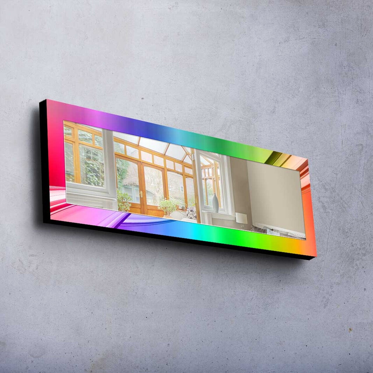 Oglinda decorativa 40120MA-005 LEMN DE PIN Lemn (Grosime: 27 mm Multicolor