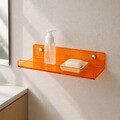 Raft de perete acrilic, Hanah Home, Vivid, 30x10x4 cm, Portocaliu