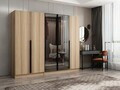 Dulap pentru haine, Hanah Home, Nisa, 225x210x52 cm, Dore