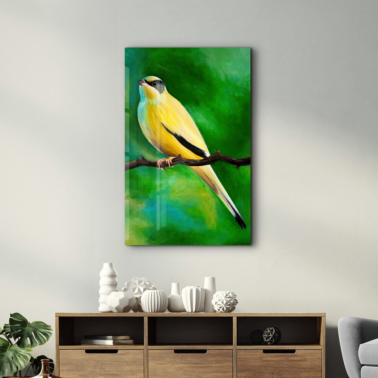 Tablou decorativ, OGLS-9039, Dimensiune: 35 x 55 cm, Multicolor — imaginea 3