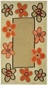 Covor Flowers, Decorino, 60x110 cm, polipropilena, multicolor