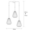 Lustra, Opviq, 892OPV1494, Metal, Negru