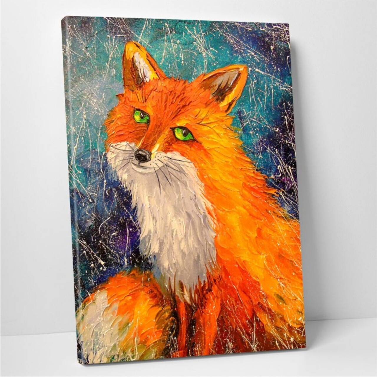 Tablou decorativ Fox, Modacanvas, 50x70 cm, canvas, multicolor