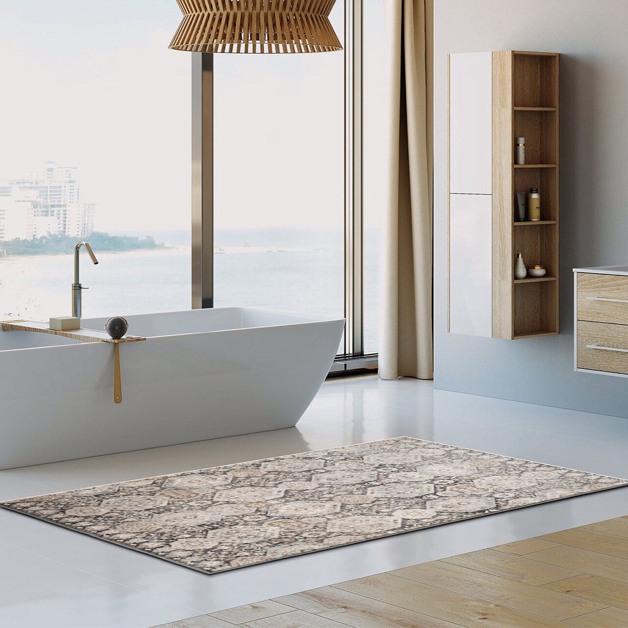 Covor (80 x 200), Kece-Fr48, 80x200 cm, Maro - view 3