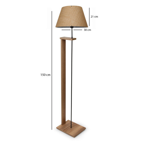 Lampadar, Insignio, 780SGN2605, Lemn, Crem