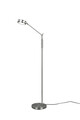Lampadar Franklin, TRIO, 23x41x133 cm, 6.5W, 1x SMD, metal, argintiu mat