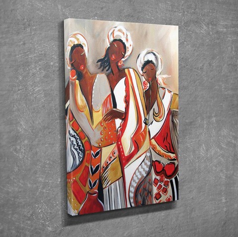 Tablou decorativ, dc316, canvas, lemn, multicolor