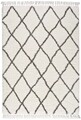 Covor, Samira 04 White, 200 x 290 cm, 100% poliester, alb/gri