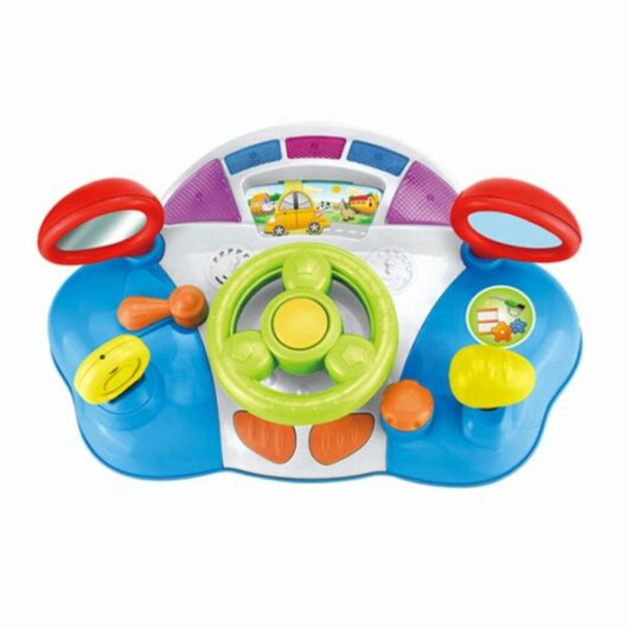 Jucarie navigare, Baby Steering Wheel, HE0507, 18M+, plastic, multicolor
