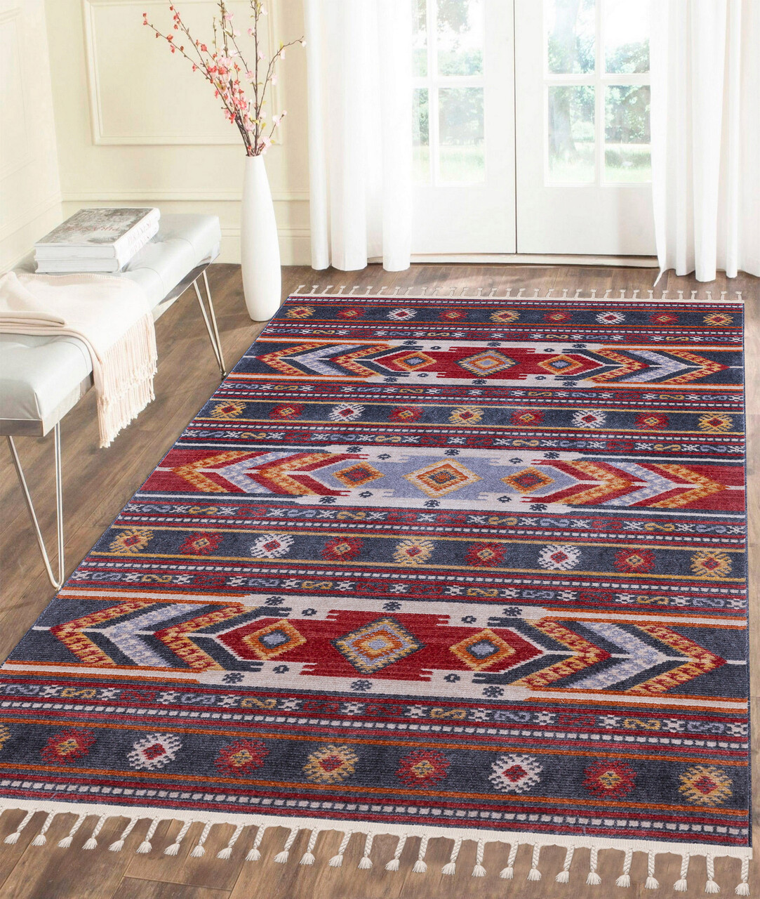 Covor, 80257A , 160x220 cm, Poliester, Antracit
