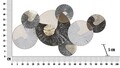 Decoratiune de perete Cicly, Mauro Ferretti, 89.5x49.5 cm, fier, multicolor