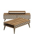Set mobilier living, Hommy Craft, City, Maro/Crem