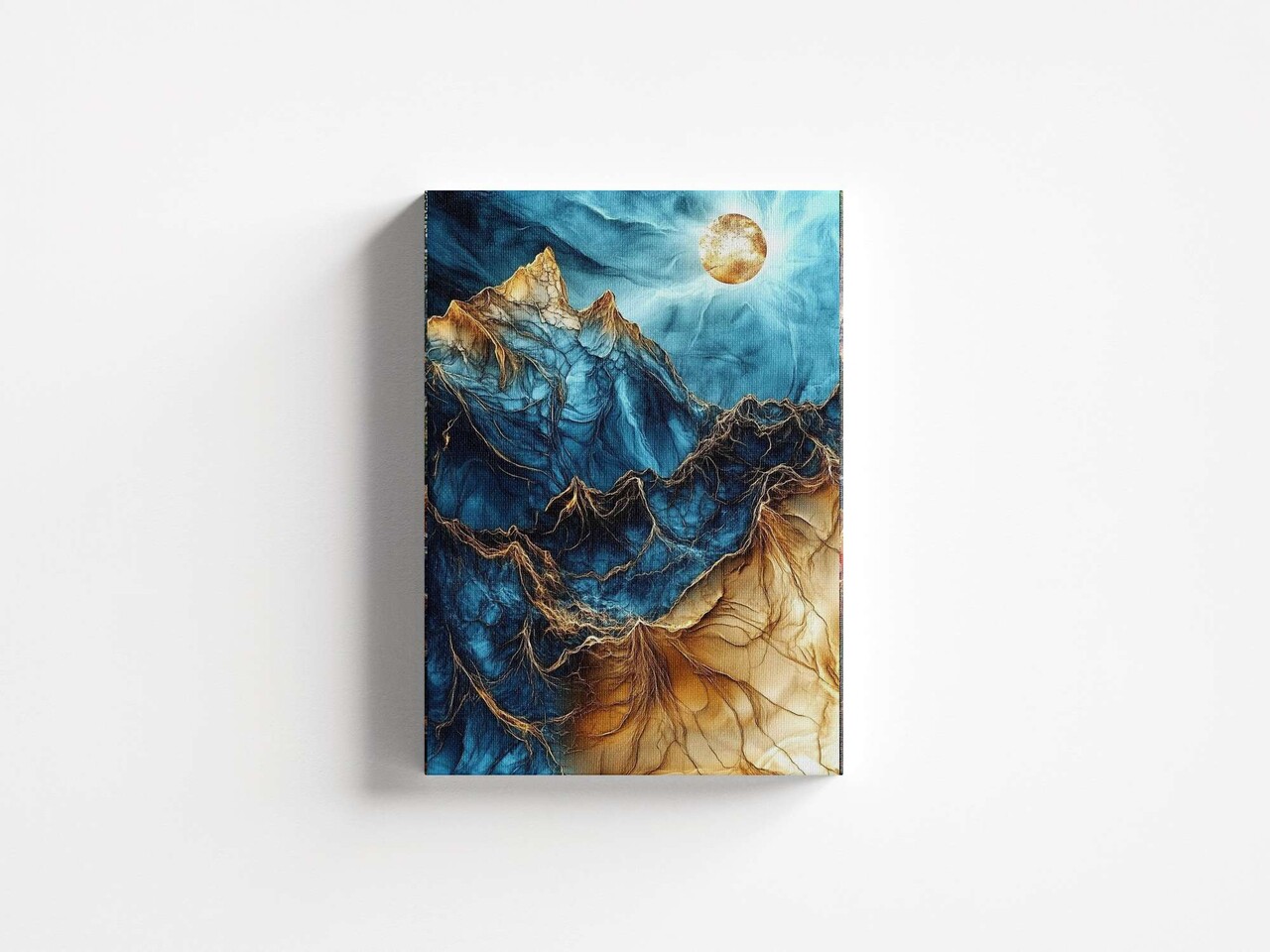 Tablou decorativ, YNS-1023-80 x 120, Lemn, Multicolor - view 4