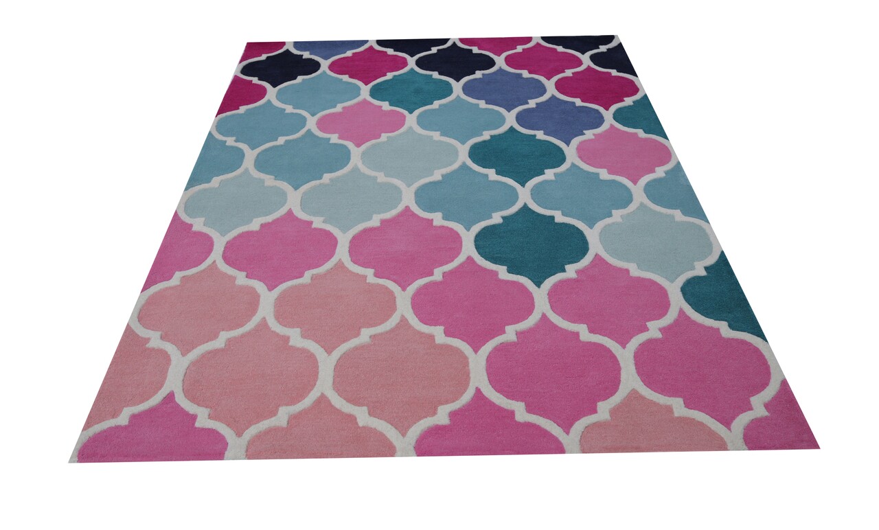 Covor Colors Bedora, 200x300 cm, 100% lana, multicolor, finisat manual - 1 | YEO