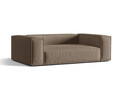 Canapea 3 locuri, Nuria-215, Micadoni Home, 210x110x72 cm, tesatura structurata chenille, cappuccino