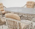Set mobilier de gradina, Divona, Nova, Crem