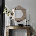 Oglinda decorativa, Neostill, Status, 60x70 cm, PAL, Bronz