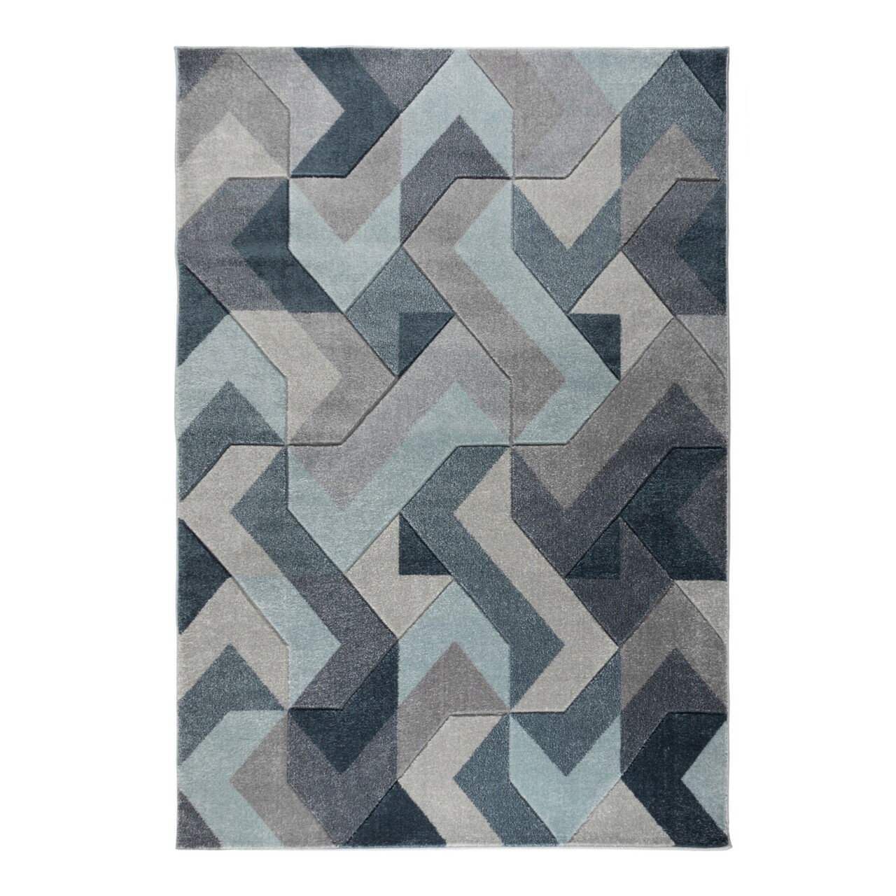 Covor Aurora, Flair Rugs, 120x170 cm, polipropilena, albastru