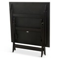 Masa pliabila, Pick-Up, 90 x 90 x 73 cm, lemn/MDF, maro inchis