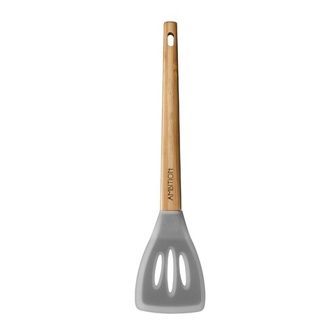 Paleta cu gauri nordic, ambition, 32.7 cm, silicon/bambus