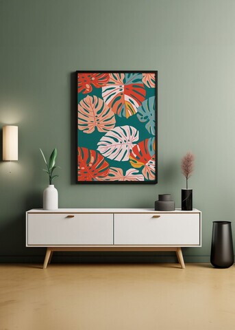 Tablou decorativ, Artnewclsyh97-3348, LEMN SOLID, MDF (Grosime: 2,7 mm, Multicolor