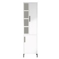 Dulap multifunctional, Locelso, VI2-W, 45x173.6x35.5 cm, Alb