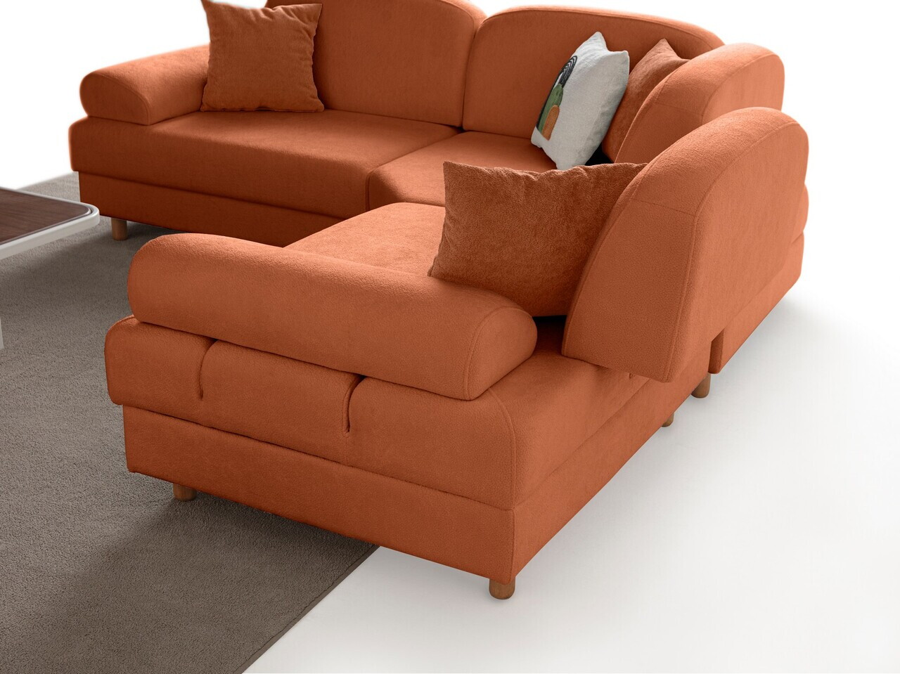 Coltar, Atelier del Sofa, 752EST1432, Portocaliu — imaginea 8