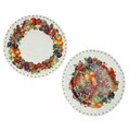 Set 2 farfurii pentru desert, Le Primizie v2, Brandani, D20 cm, portelan New Bone China