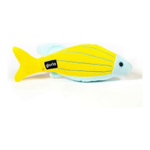 Jucarie cu sunet pentru caini linkin fish, gloria, 25 x 6 x 8 cm, poliester