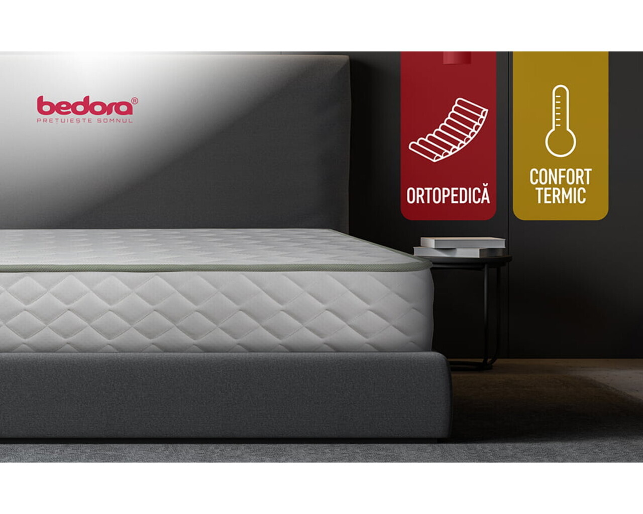 Saltea ortopedica, Confort Pocket, 7 Zone de Confort, 90x190 cm, H 22 cm - imagine 8