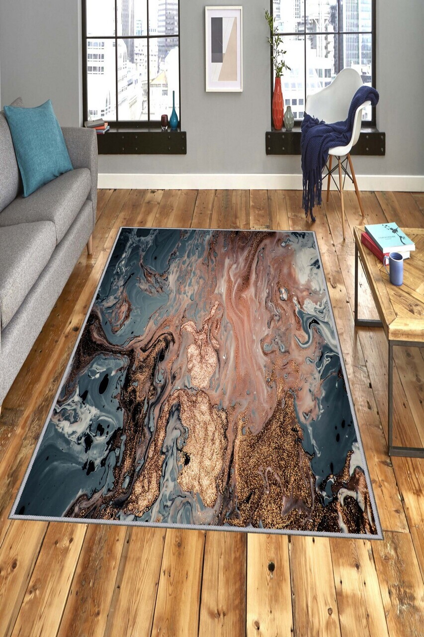 Covor Exfab279 100x300 cm Poliester Multicolor