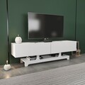 Comoda TV, Zena Home, Tera, Alb