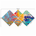 Set 4 tablouri decorative, 4MDF362273090, MDF, Imprimat UV, Multicolor